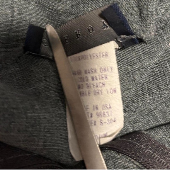 VTG Y2K Charcoal Mini Skirt M Floral Embroidered Grunge Fairycore 2000s - Picture 6 of 6